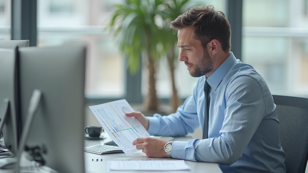 Портфель инвестиций с диверсифицированными активами, графики акций и облигаций на экране